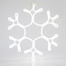 Χριστουγεννιάτικη Χιονονιφάδα από ΝEON LED φωτοσωλήνα θερμό λευκό φως | Eurolamp | 600-23004